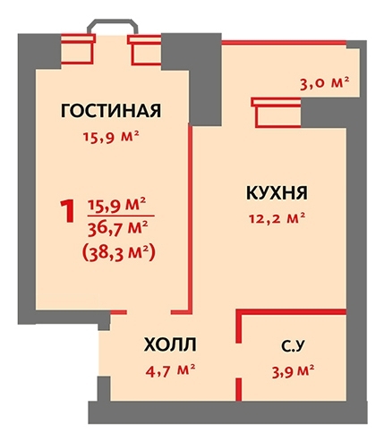 Фото Квартиры Воронеж 1 Комнатную